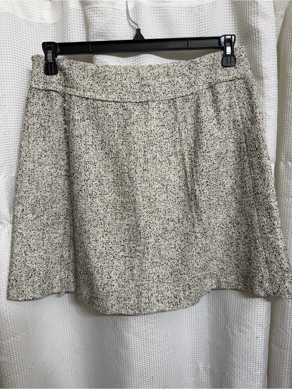 Loft tweed A-line skirt